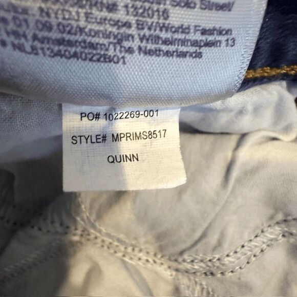 NYDJ Marilyn Straight Quinn Wash Jeans Zip Fly Stretch Tech Size 12 - Picture 11 of 16